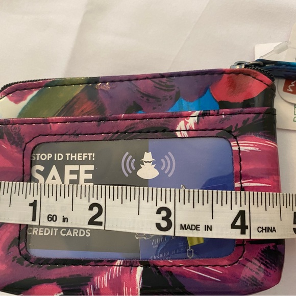 Mundi Pastel Floral Anna Indexer Safe Keeper Tri-Fold Wallet NWT - Picture 5 of 6